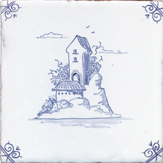 blue delft buildings design three