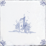 blue delft buildings design two
