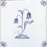 delft flower design five