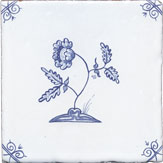 delft flower design one
