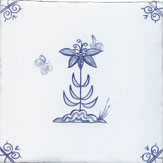 delft flower design two