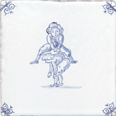 blue delft people design one