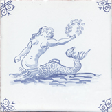 blue delft sea creature one