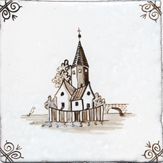 sepia delft buildings design three