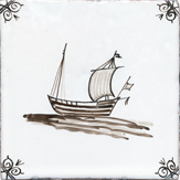 sepia delft ships design one